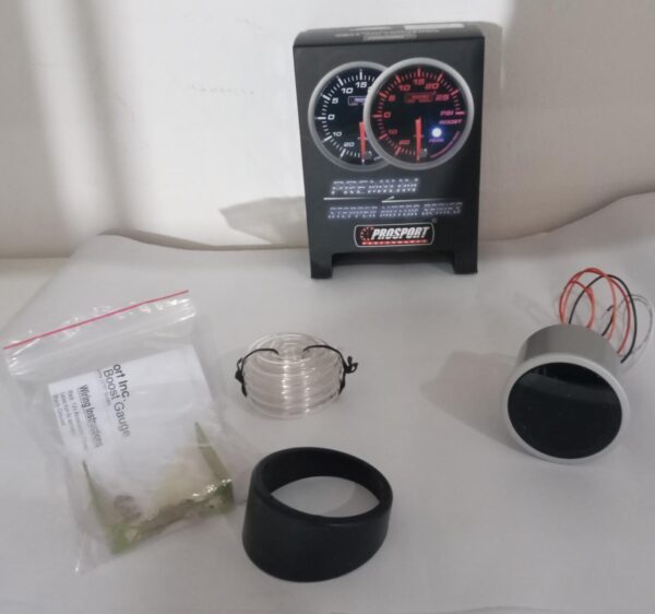 Medidor de presión de Libras (Reloj boost) Mecanico - Imagen 2