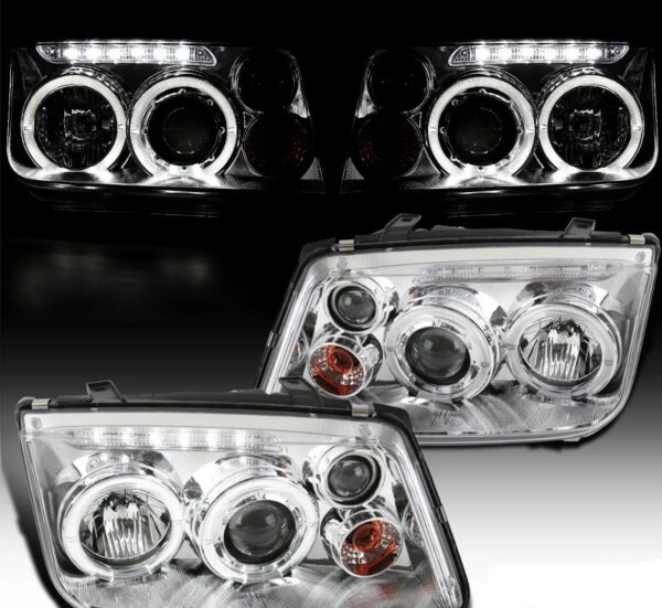 Focos Ojo de Angel para Jetta mk4 (Fondo blanco)