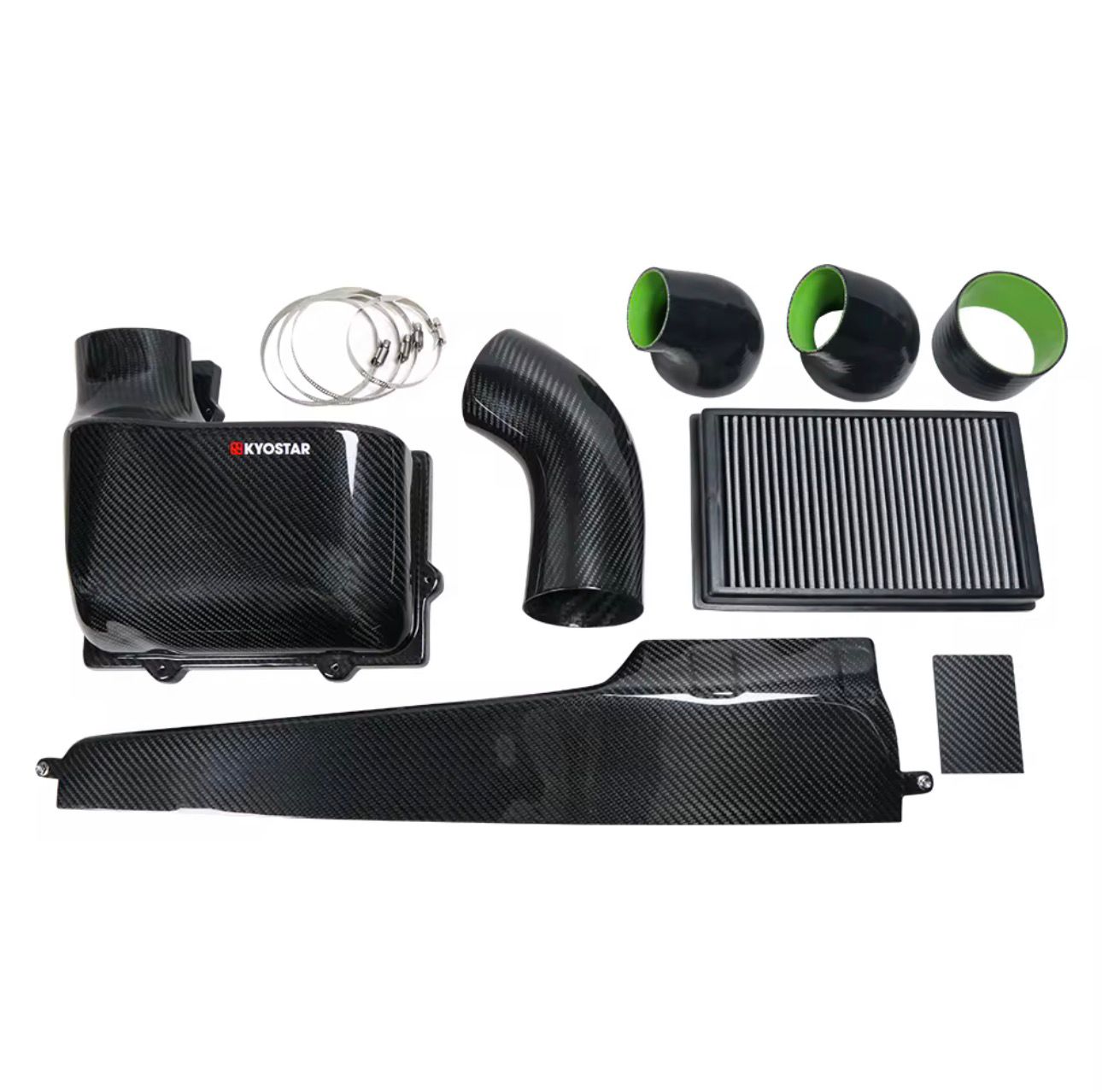 Kit de Sistema de Admisión de aire frío de Fibra de Carbono